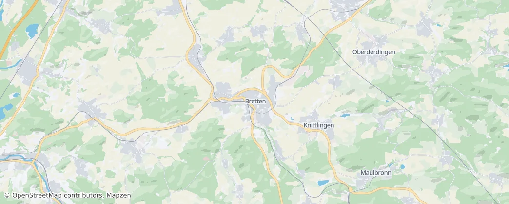 Bretten — 地图