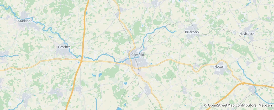 Mappa di Coesfeld