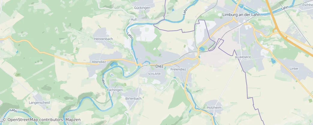 Karte von Diez