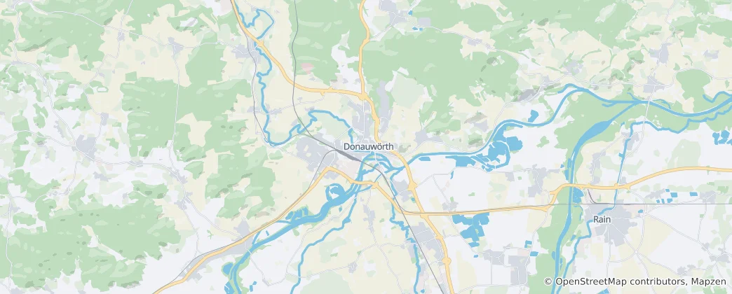 Donauwörth Haritası