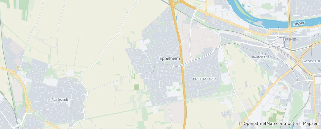 Mapa Eppelheim