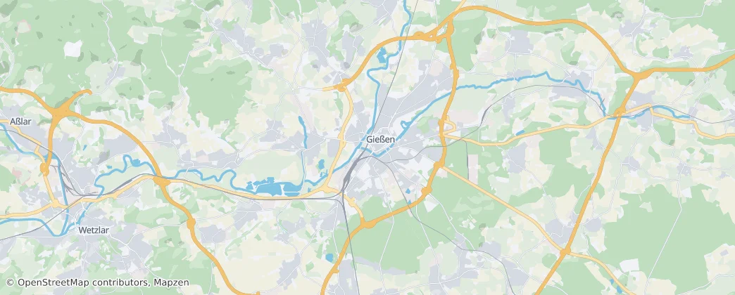 Гисен — карта