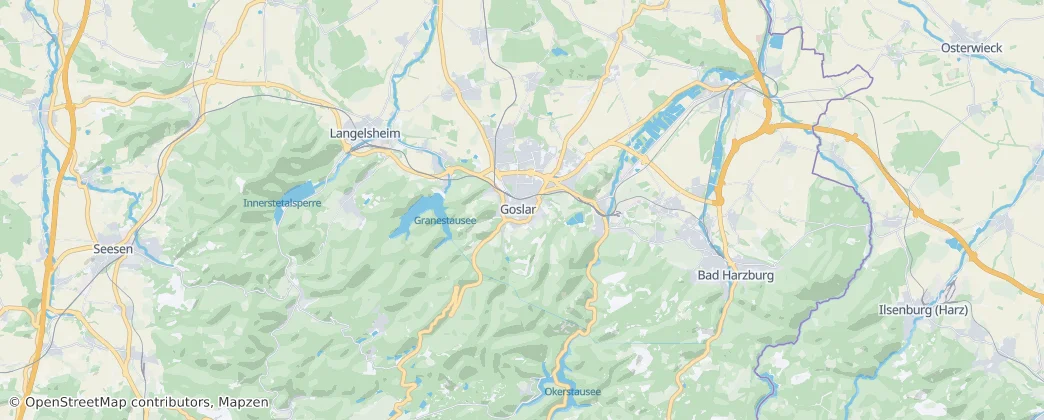 Goslar — Mapa