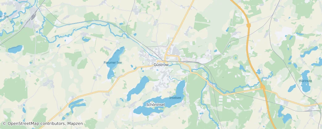 Güstrow 지도