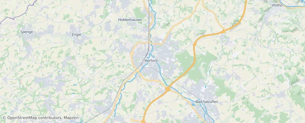 Herford — Karte