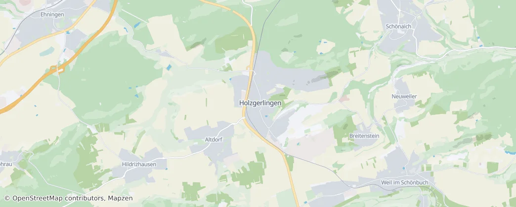 Holzgerlingen — Karte