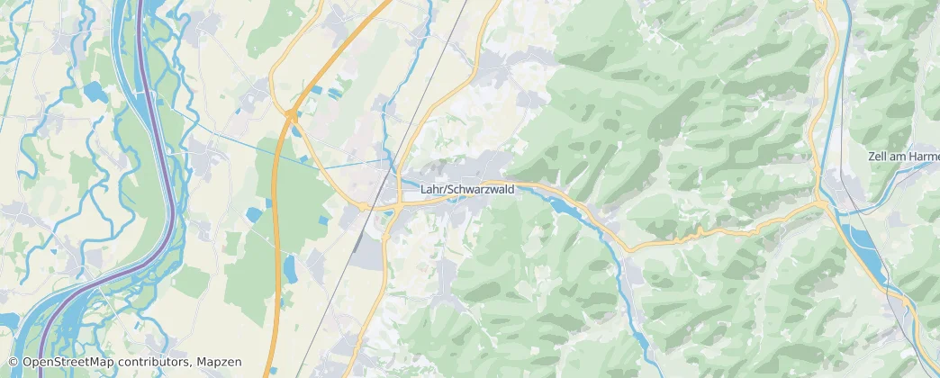 Lahr/Schwarzwald — mapa