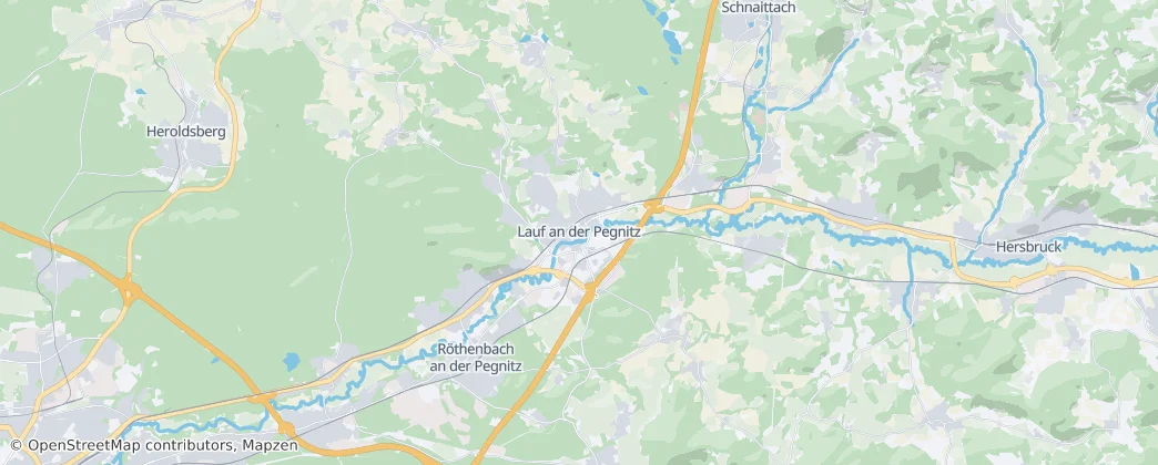Lauf an der Pegnitz — Mappa