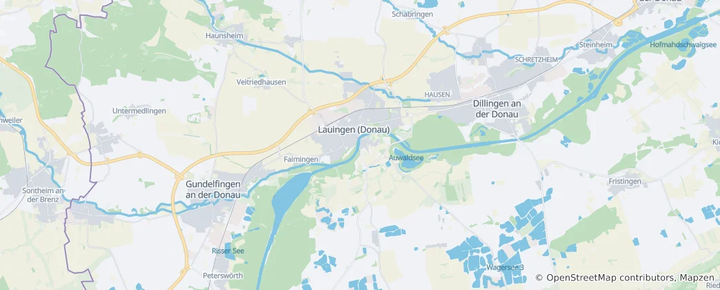 Carte de Lauingen