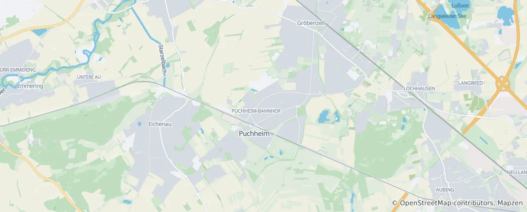 Mapa De Puchheim-Bahnhof
