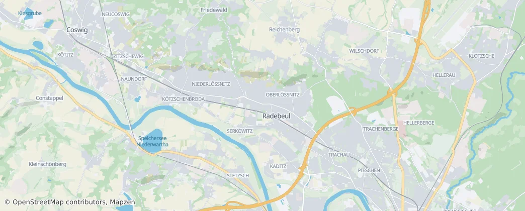 Radebeul — Karte