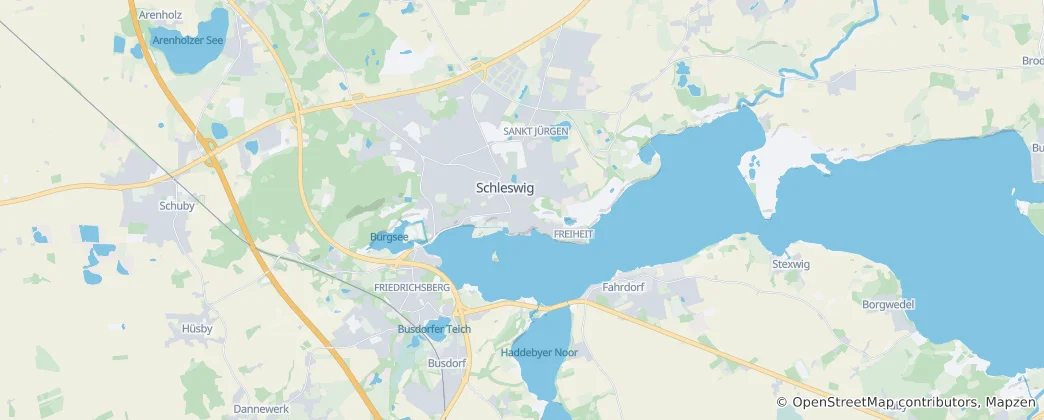 Mapa Schleswig
