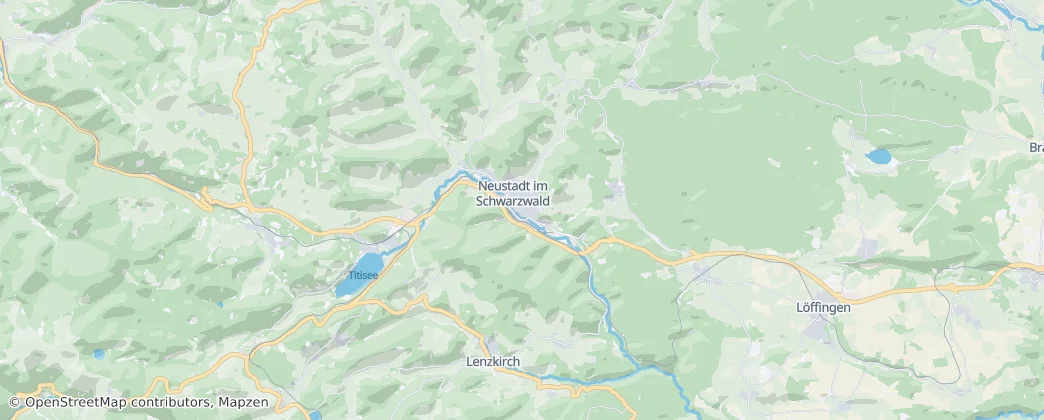 Titisee-Neustadt — Carte