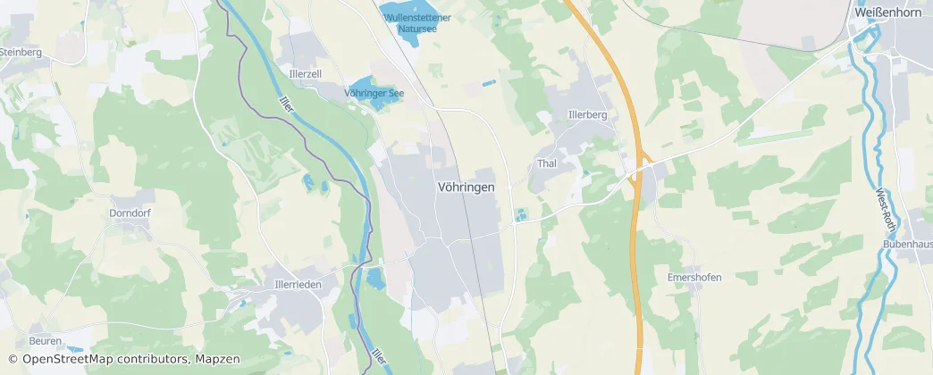 Vöhringen — Harita