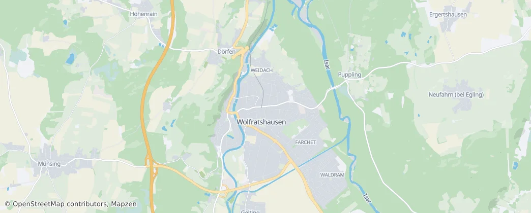 Wolfratshausen — Carte