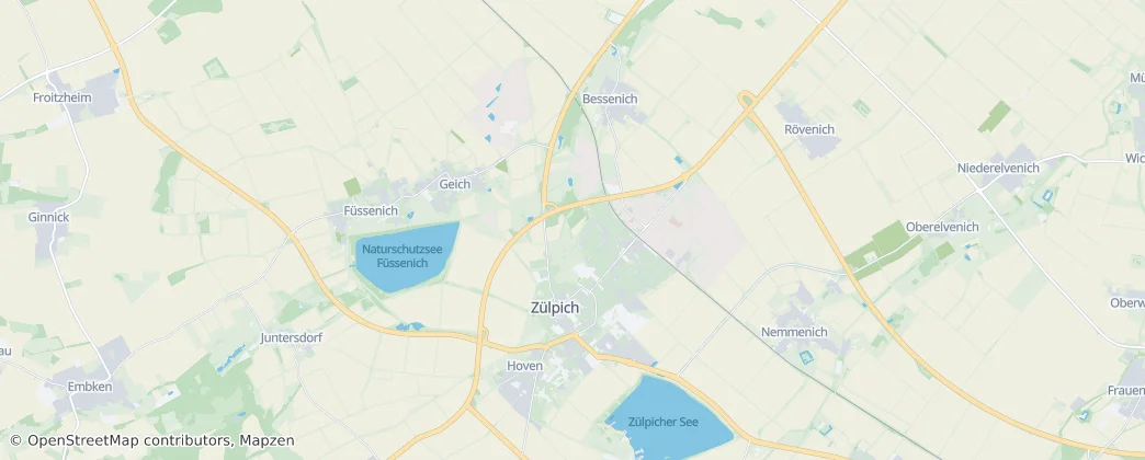 Zülpich — mapa