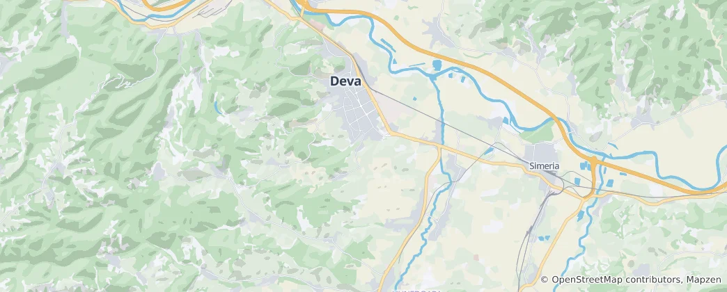 Térkép: Déva