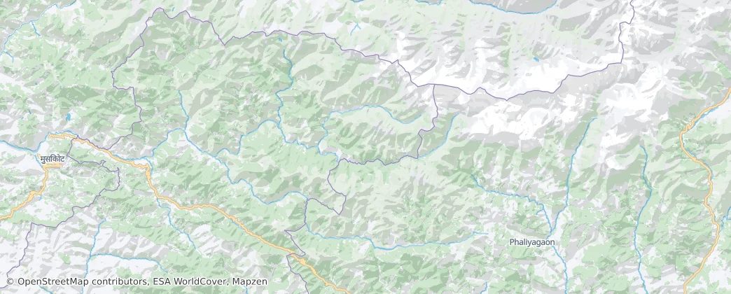 Dhorpatan Hunting Reserve — Map