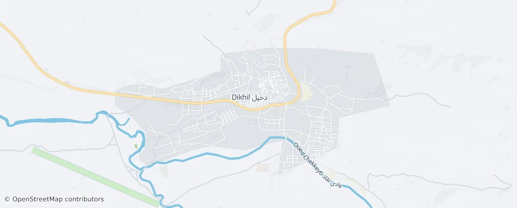 Dikhil — Mapa