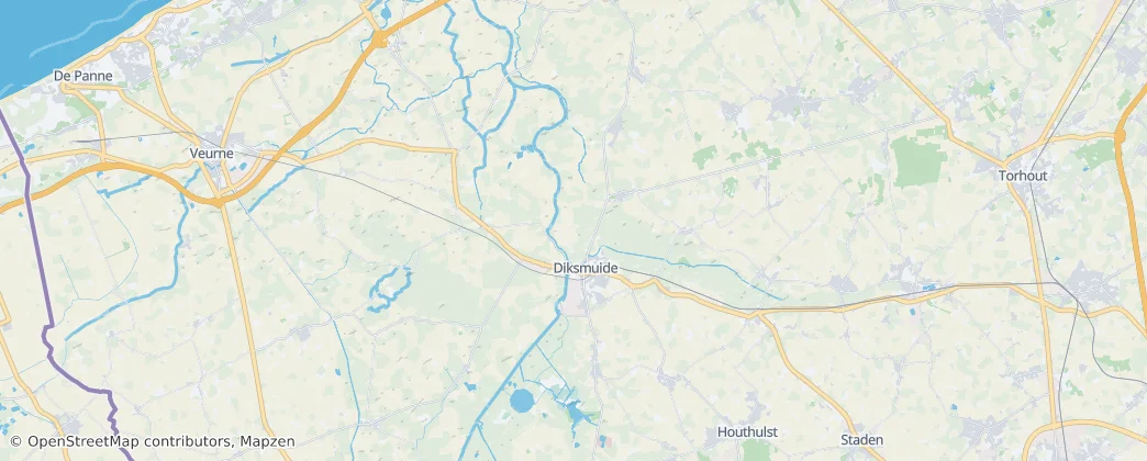 Diksmuide — Mapa