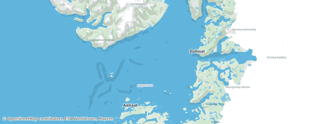 Baia di Disko — Mappa