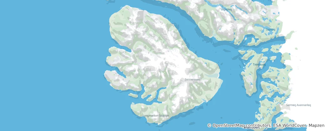 Map of Disko Island