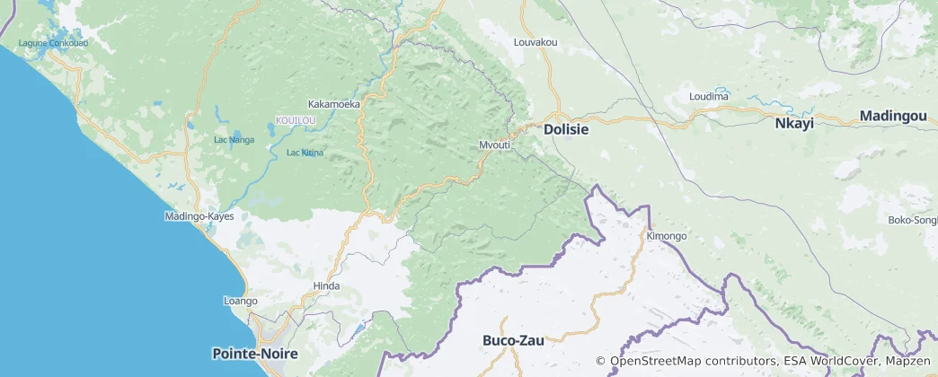 Map of Djambala