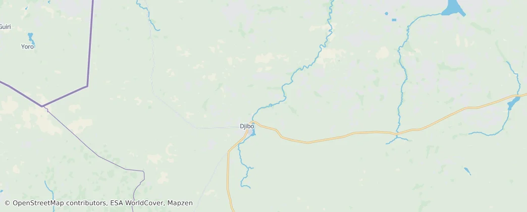 Djibo — Map