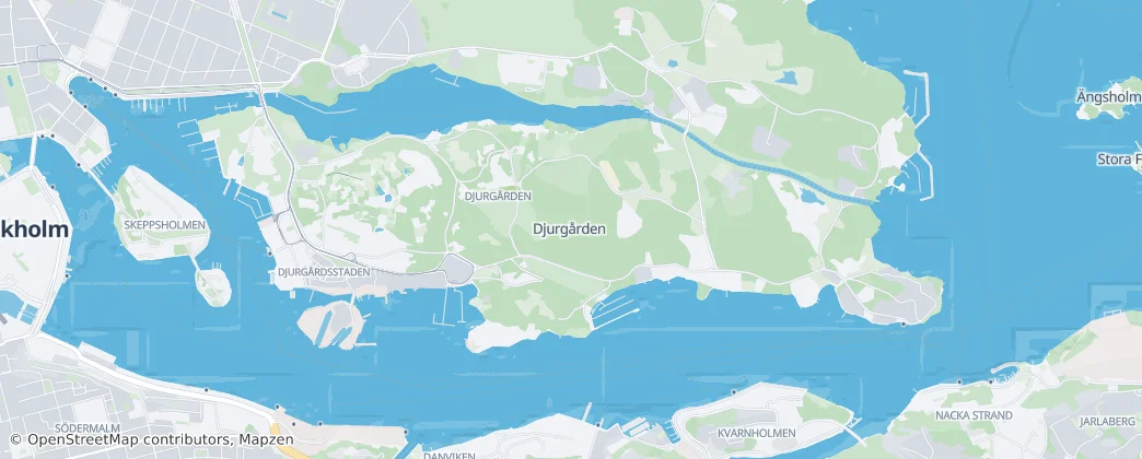 Djurgården — Harita