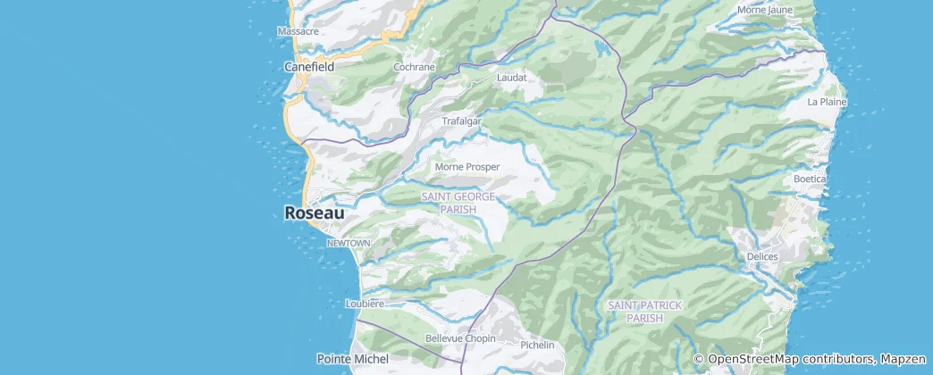 Mappa di Parrocchia di Saint George