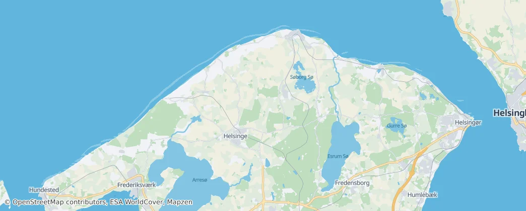 Gribskov — Carte