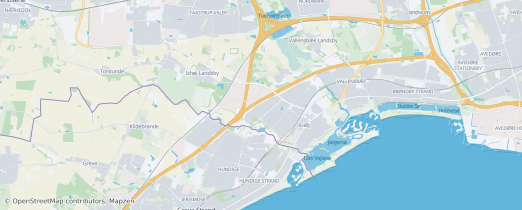 Ishøj — Mapa