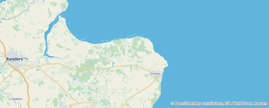 Mapa Norddjurs