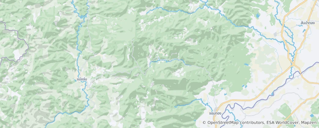 Mappa di Parco nazionale di Doi Inthanon