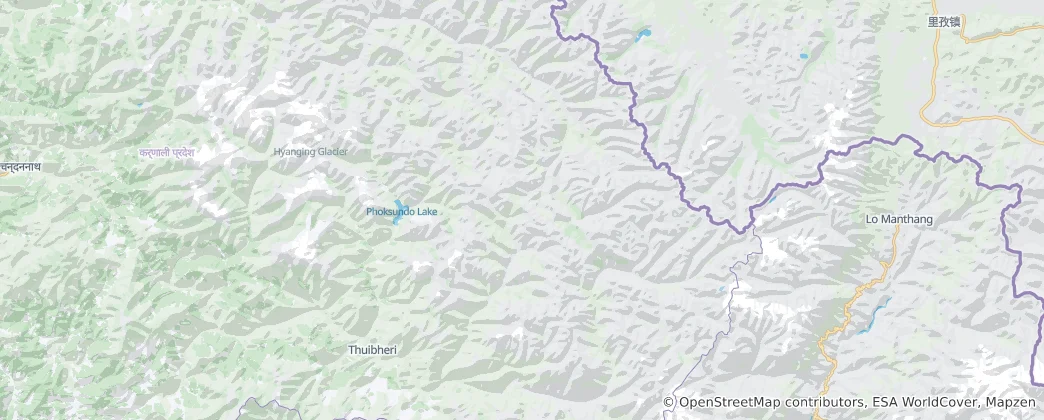Térkép: Dolpo Himal