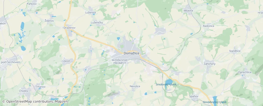 Domažlice — Mappa
