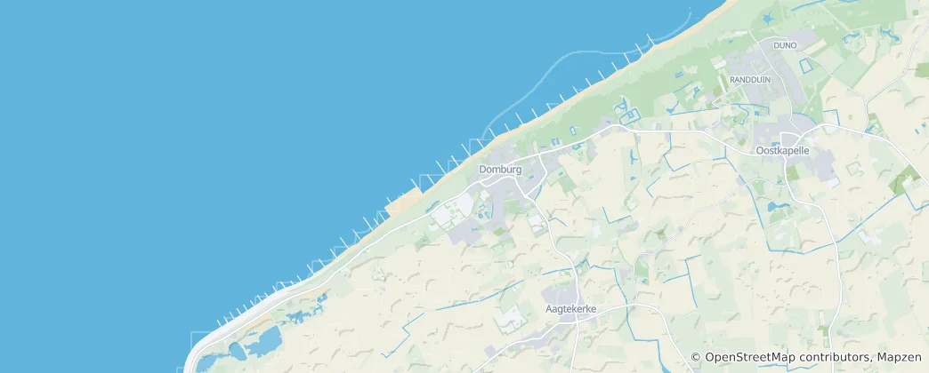 Mapa Domburg
