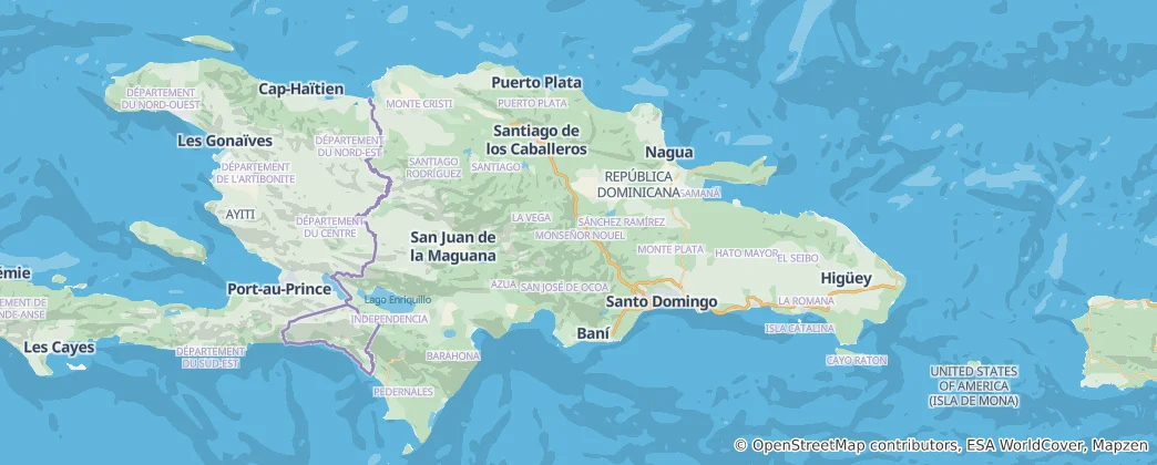 Map of Dominican Republic