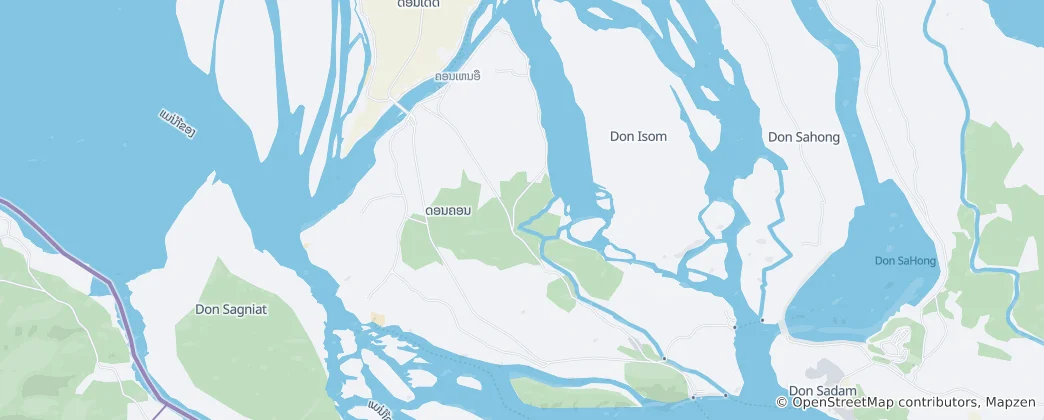 Mapa de Don Khon