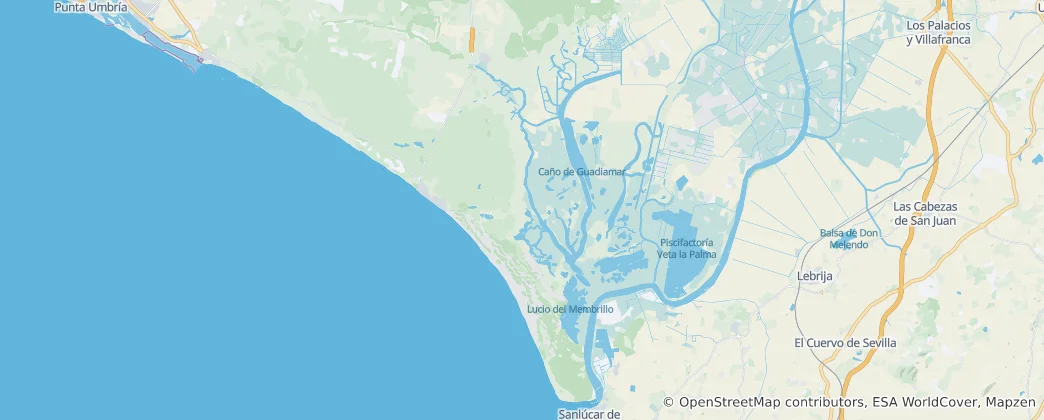 Mapa Doñana