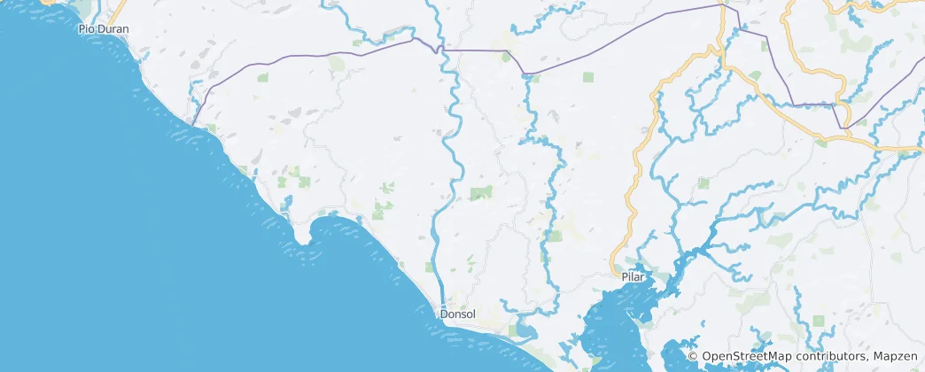 Map of Donsol