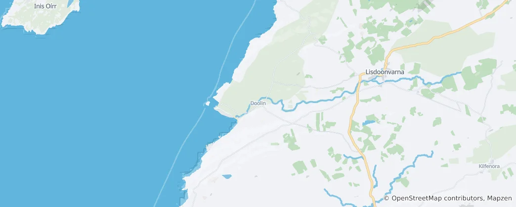 Mapa Doolin