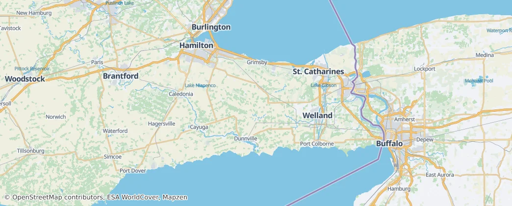 Niagara Peninsula — Map