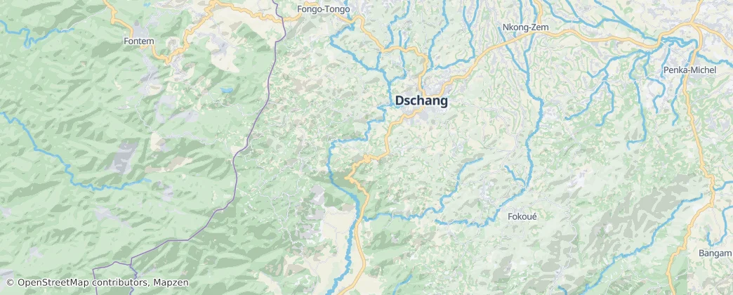 Dschang — Map