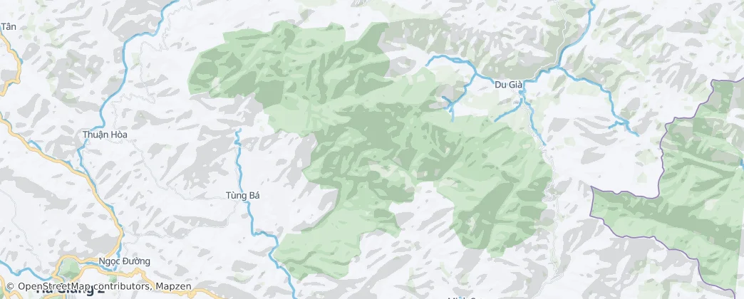 Du Gia - Dong Van Karst Plateau National Park — Kaart