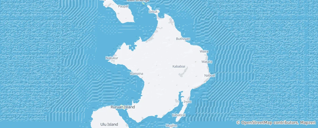 Mapa Duke of York Island