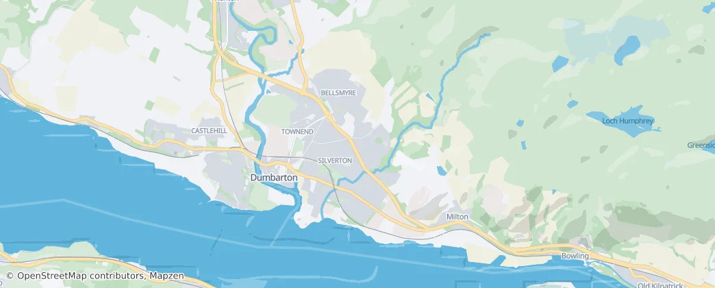Dumbarton — Mapa