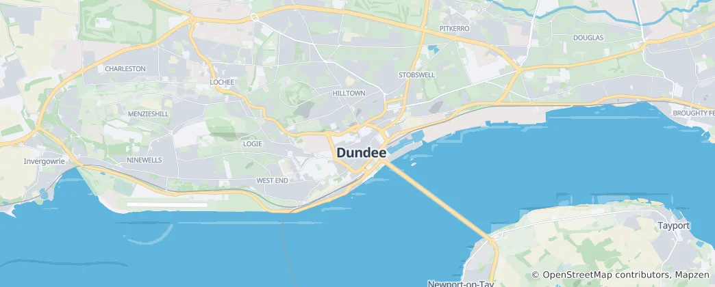 Mapa Dundee