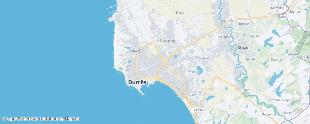 Durrës — Karte