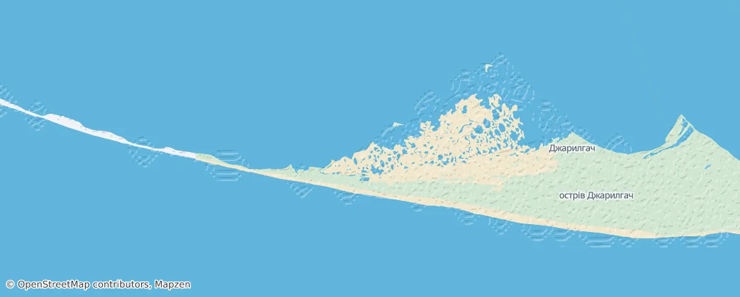 Dzharylhach — Map